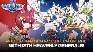 Cat Warrior Girls : Afk Idle - Android Gameplay APK