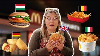 Trying McDonald's in 7 European Countries (Italy, Germany, UK, France, Hungary, Austria, Belgium)