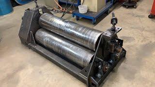 Homemade heavy duty sheet metal roller