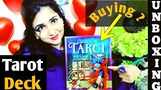 Unboxing Tarot Deck | Buying new tarot cardsReviewSecret Of Tarot| Best Review | You must have it