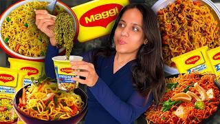 Eating Only MAGGI For 24 Hours Challenge  | So Saute
