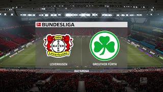  Bayer Leverkusen vs Greuther Furth  | Bundesliga (04/12/2021) | Fifa 21