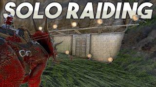 SOLO Raiding Three Bases For Insane Profit - ARK