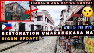 Mga Heritage Houses and Mansions sa Vigan Under Restoration na!