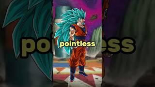 Super Saiyan Blue 3 is Pointless!!! #ssb3 #dbs