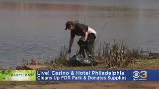 Live! Casino & Hotel Philadelphia Cleans Up FDR Park, Donates Supplies