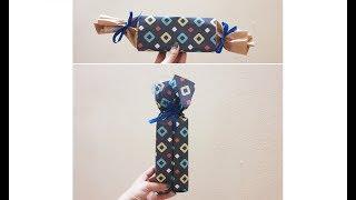 Hướng dẫn gói quà không cần hộp hình viên kẹo - Gift Wrapping Hack (Part 2)