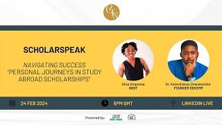 Unveiling SCHOLARSPEAK: Personal Journeys in Study Abroad Scholarships!