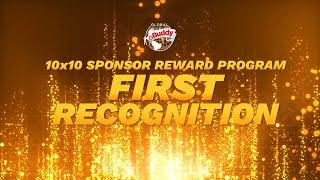 10x10 Sponsor Reward Program - 1st Recognition Event