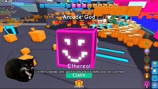 My friend Got the Ethereal in Unboxing simulator (Roblox)
