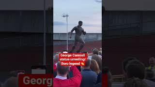 The moment Boro legend, George Camsell’s statue was unveiled! Boro legend 