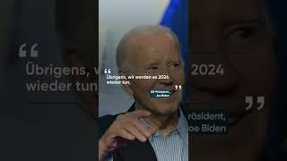 Neuer Aufreger um US-Präsidenten: Biden sorgt mit Versprecher für Spott