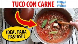 How to make tomato sauce with meat - Detailed step-by-step recipe