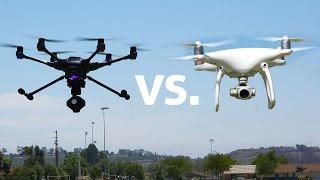 Yuneec Typhoon H Review, vs DJI Phantom 4!! (4K)