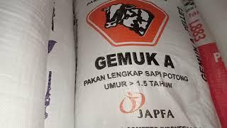 Update Harga ( GEMUK A ) Pakan Pelet untuk Menggemukan Sapi & Kambing