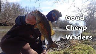 The BEST Budget Waders on the Market? (Late Winter Smallmouth Bass Fishing)