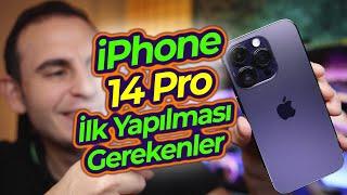 iPhone 14 & iPhone 14 Pro Yapılması Gereken Ayarlar