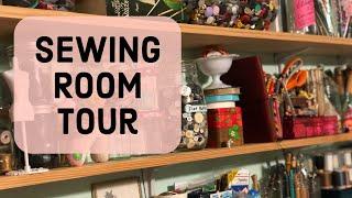 A tour of my sewing room!