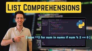 List Comprehensions in Python in less than 15 Minutes | Code with Josh