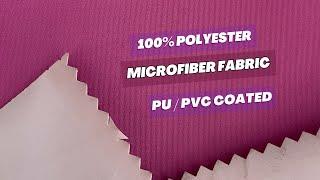 100% Polyester Microfiber Fabric (WR/PU/PVC Coating) | Textile Suppliers