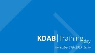 KDAB Training Day Announcement - November 27th 2023, Berlin