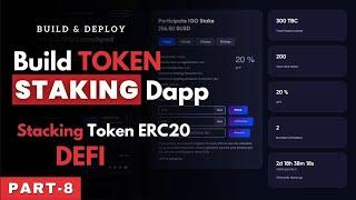 Custom ERC20 Token contract For Stacking | Build And Deploy Token Staking Dapp