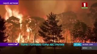 В Австралии Голубые горы охвачены огнём