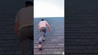 How to walk on steep roofs