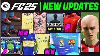 EA FC 25 NEWS | NEW UPDATE - Additions, Real Faces, Boots & Career Mode Fixes 