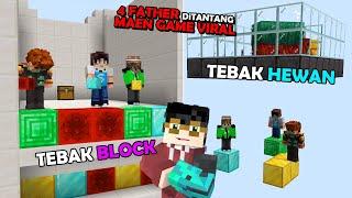 AKU diTANTANG 4 FATHER Mainin Game MINECRAFT YANG VIRAL !!