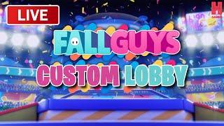 Fall Guys CUSTOM LOBBY - Live Stream