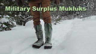 Military Surplus Mukluks N-1B Extreme Cold Weather Boots