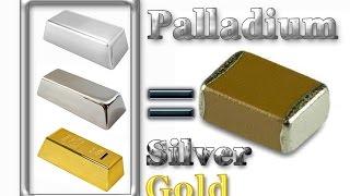 Palladium, Silver and Gold recovery from MLCC (Monolithic Ceramic Capacitors)