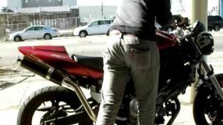 SV650 Holeshot High Pipe Slip on