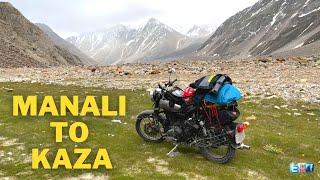 Manali to Kaza _ "Epic Mountain Bike Adventure: Conquering Challenging Terrain"