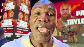 Evander Holyfield reacts to Mike Tyson SLAPPING Jake Paul! Says Paul CAN'T OUTBOX TYSON!