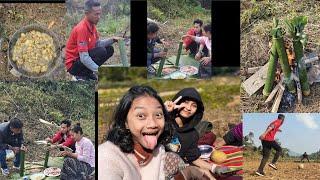 bam picnic shi iing new year 2025 |  family | #picnic #junglecooking #newyear2025