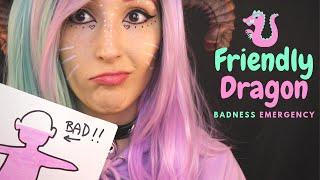 ASMR - FRIENDLY DRAGON ~ A Badness Emergency! | Personal Attention, Energy Plucking & More ~