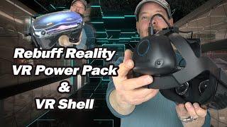 Rebuff Reality VR Power Pack (and how to mount it to the FrankenQuest) and VR Shell for Oculus Quest