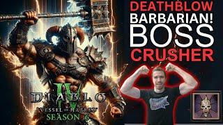 Season 6 Deathblow Barbarian: Melt bosses like this!