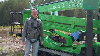 Walk Around with Leguan 225 Spider Lift - A Game-Changer for Tree Care, Construction, and Rentals