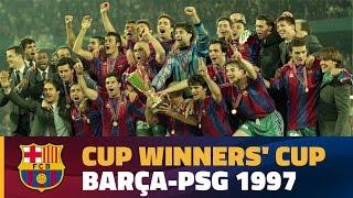 [HIGHLIGHTS] Cup Winners' Cup 1997: FC Barcelona - PSG (1-0)