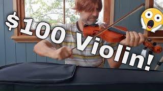 I bought a 100 dollar violin!!   Olaf reviews a cheap violin bought online...