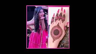 Akshu beautiful dress as mehandi design 