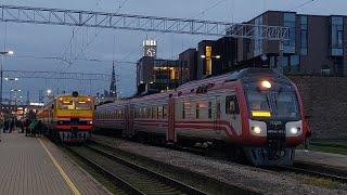 Trains at Riga Central Station (October 2023) 