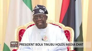 PRESIDENT BOLA TINUBU HOLDS MEDIA CHAT