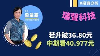 2024-11-25【港股市前分析 (節目精華)】梁業豪：瑞聲科技 (2018) 中期反彈未完｜#投資 #港股 #技術分析