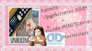 Dieses Bild kommt bereits UPGEKITTET zu euch! mit MINI Steinchen  DIAMONDDOTZ UNBOXING Masterclass