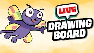 Drawing Board LIVE! | Let's Finish Valentines Cards!