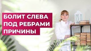 Болит слева под ребрами. Это страшно.Что делать